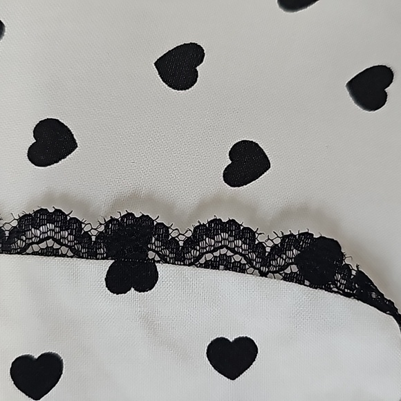 Hot Topic Dress Hearts Button Down Front Shortsleeve Size XL - Picture 5 of 9